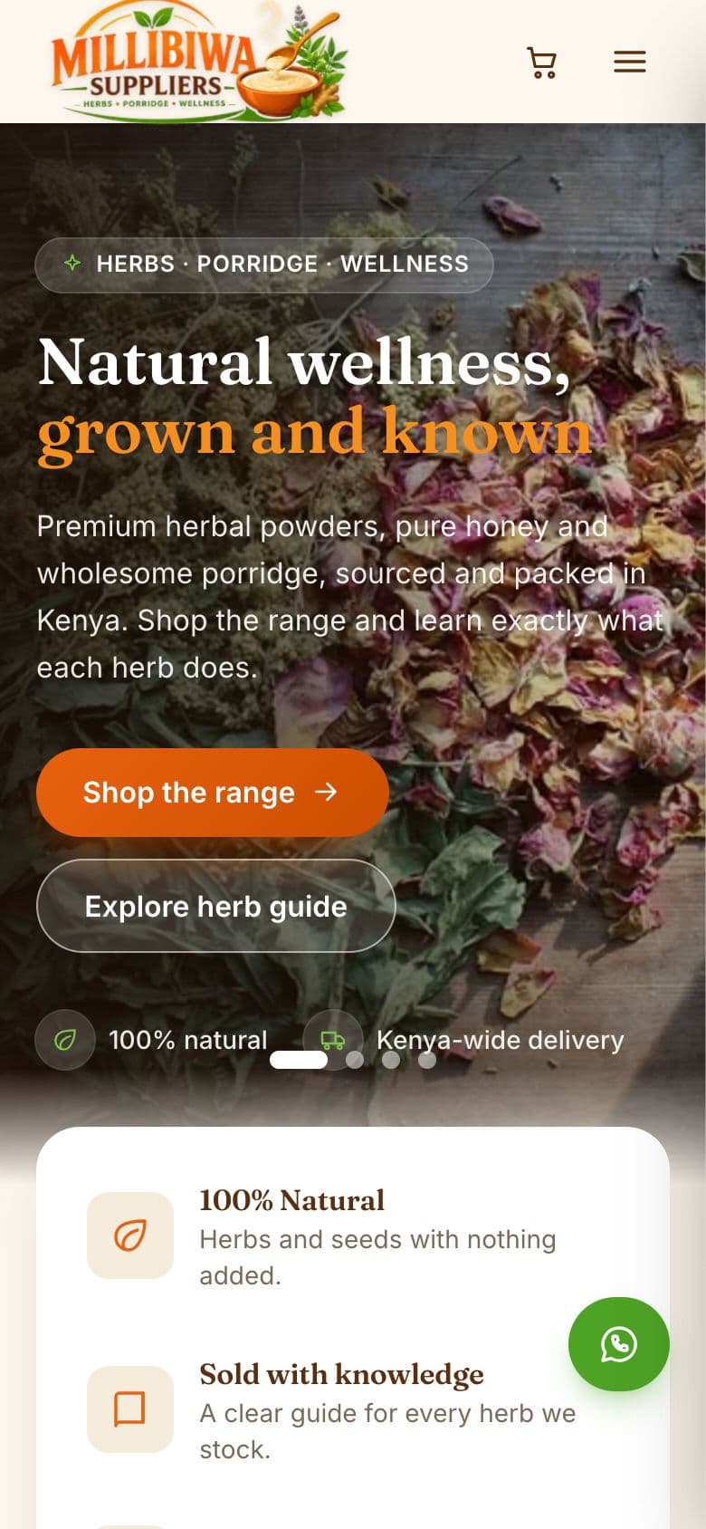 Millibiwa Suppliers on mobile