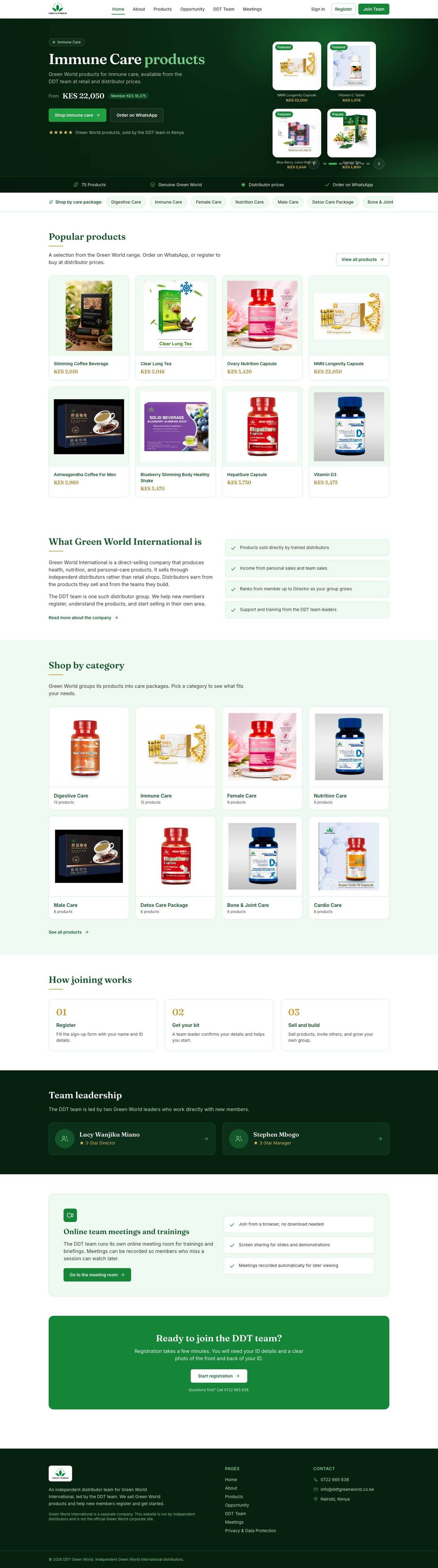 Green World DDT website