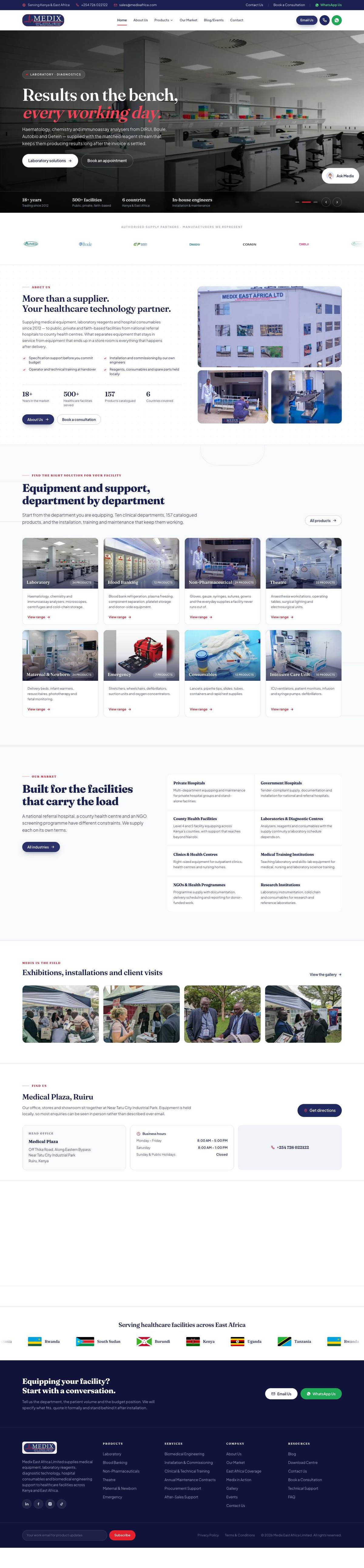 Medix East Africa website
